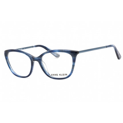 Anne Klein Women's Eyeglasses - Blue Horn Cat Eye Full Rim Frame, 53 mm | AK5084 400 ,