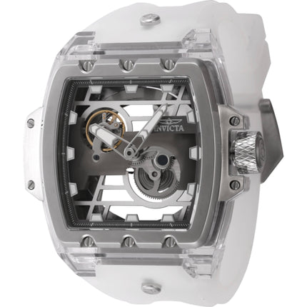 Invicta Men's Watch - Anatomic Automatic Skeleton Dial White Silicone Strap | 44264 ,