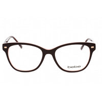 Bebe Women's Eyeglasses - Berry Animal Zylonite Full Rim Rectangular | BB5194 603 ,