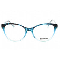 Bebe Women's Eyeglasses - Blue Gradient Zylonite Full Rim Round Frame | BB5195 424 ,