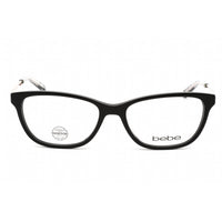Bebe Women's Eyeglasses - Jet Plastic Full Rim Fixed Nose Pads Frame | BB5170 001 ,