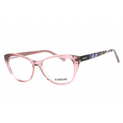 Bebe Women's Eyeglasses - Plum Full Rim Cat Eye Fixed Nose Pads Frame | BB5156 505 ,