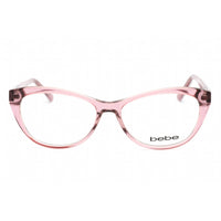 Bebe Women's Eyeglasses - Plum Full Rim Cat Eye Fixed Nose Pads Frame | BB5156 505 ,