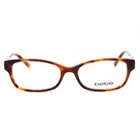 Bebe Women's Eyeglasses - Tortoise Plastic Full Rim Rectangular Frame | BB5183 200 ,