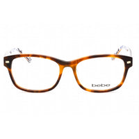 Bebe Women's Eyeglasses - Tortoise Plastic Full Rim Rectangular Frame | BB5193 220 ,