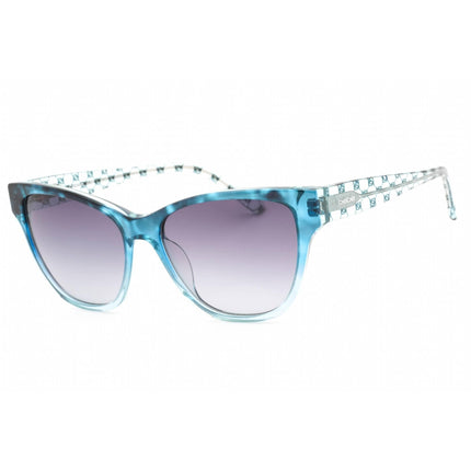 Bebe Women's Sunglasses - Blue Gradient Zylonite Full Rim Cat Eye Frame | BB7236 410 ,