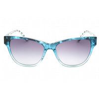 Bebe Women's Sunglasses - Blue Gradient Zylonite Full Rim Cat Eye Frame | BB7236 410 ,