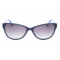 Bebe Women's Sunglasses - Blue Plastic Cat Eye Fixed Nose Pads Frame | BB7184 424 ,