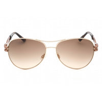 Bebe Women's Sunglasses - Gold Full Rim Avaitor Brown Gradient Lens Frame | BB7200 710 ,