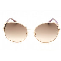 Bebe Women's Sunglasses - Gold Full Rim Brown Grey Gradient Lens Frame | BB7201 710 ,