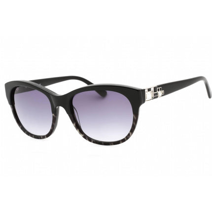 Bebe Women's Sunglasses - Jet Animal Zylonite Full Rim Rectangular Frame | BB7198 001 ,