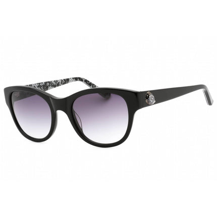 Bebe Women's Sunglasses - Jet Full Rim Oval Smoke Gradient Lens Frame | BB7181 001 ,