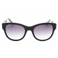 Bebe Women's Sunglasses - Jet Full Rim Oval Smoke Gradient Lens Frame | BB7181 001 ,