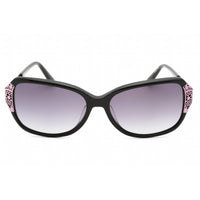 Bebe Women's Sunglasses - Jet Full Rim Rectangular Fixed Nose Pads Frame | BB7189 001 ,