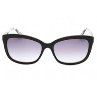 Bebe Women's Sunglasses - Jet Full Rim Rectangular Fixed Nose Pads Frame | BB7228 001 ,