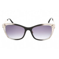 Bebe Women's Sunglasses - Jet Gradient Plastic Full Rim Rectangular Frame | BB7214 001 ,