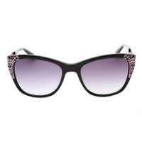 Bebe Women's Sunglasses - Jet Plastic Full Rim Fixed Nose Pads Frame | BB7188 001 ,