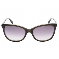 Bebe Women's Sunglasses - Jet Plastic Rectangular Fixed Nose Pads Frame | BB7197 001 ,