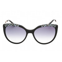 Bebe Women's Sunglasses - Jet Zylonite Full Rim Smoke Gradient Lens Frame | BB7223 001 ,