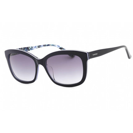 Bebe Women's Sunglasses - Navy Full Rim Rectangular Fixed Nose Pads Frame | BB7228 400 ,