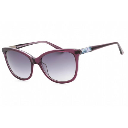 Bebe Women's Sunglasses - Plum Full Rim Rectangular Fixed Nose Pads Frame | BB7197 500 ,