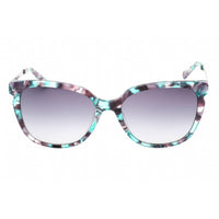 Bebe Women's Sunglasses - Plum Full Rim Rectangular Fixed Nose Pads Frame | BB7205 500 ,