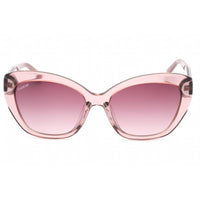 Bebe Women's Sunglasses - Rose Crystal Acetate Full Rim Cat Eye Frame | BB7203 600 ,