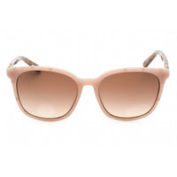 Bebe Women's Sunglasses - Taupe Plastic Rectangular Fixed Nose Pads Frame | BB7218 200 ,