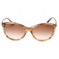 Bebe Women's Sunglasses - Topaz Horn Plastic Oval Fixed Nose Pads Frame | BB7202 200 ,