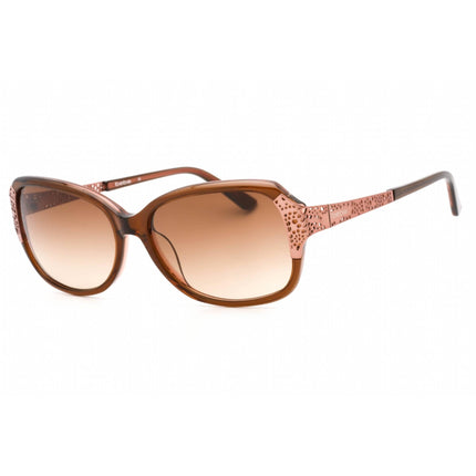 Bebe Women's Sunglasses - Topaz Plastic Full Rim Brown Gradient Lens Frame| BB7189 210 ,