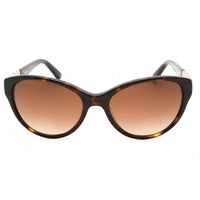 Bebe Women's Sunglasses - Tortoise Full Rim Oval Fixed Nose Pads Frame | BB7187 210 ,