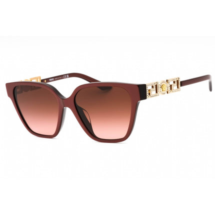 Versace Women's Sunglasses - Pearl Dark Ruby Plastic Cat Eye Frame | 0VE4471BF 54755M ,