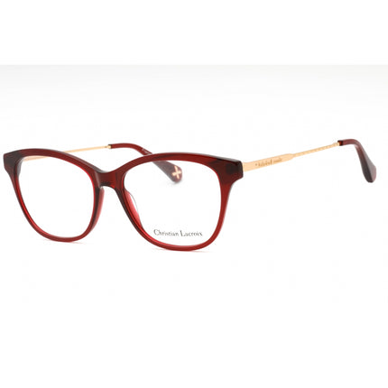 Christian Lacroix Women's Eyeglasses - Bordeaux Plastic Cat Eye Frame | CL1111 244 ,