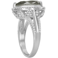 Women's Ring - Black Diamond Swarovski Element CZ, Size 9 | BLW-2421-9 ,