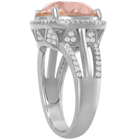 Women's Ring - CZ and Vintage Rose Swarovski Element, Size 9 | BLW-2415-9 ,