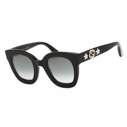 Gucci Women's Sunglasses - Black Acetate Cat Eye Full Rim Frame | GG0208S 001 ,