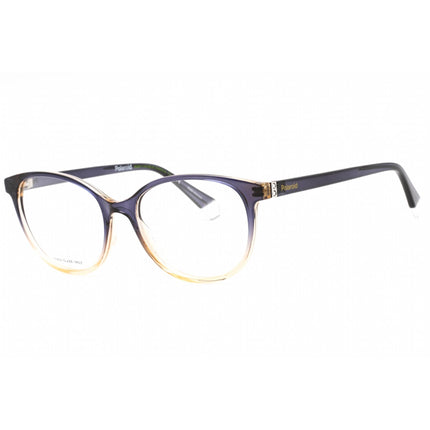 Polaroid Core Women's Eyeglasses - Blue Beige Plastic Cat Eye Frame | PLD D467 0YRQ 00 ,