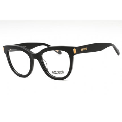 Just Cavalli Women's Eyeglasses - Black Acetate Cat Eye Full Rim Frame | VJC004 0700 ,