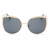 Carolina Herrera Women's Sunglasses - Rose Gold Butterfly Frame | HER 0076/S 0000 IR ,