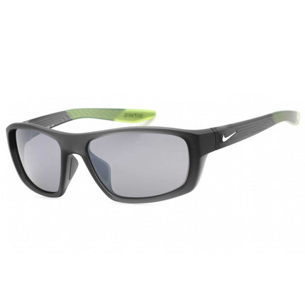Nike Men's Sunglasses - Matte Dark Grey Plastic Rectangular Full Rim | CT8179 021 ,