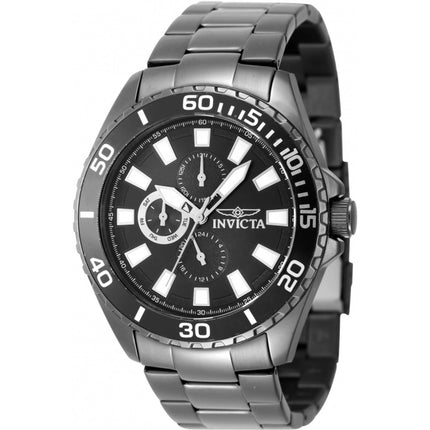 Invicta Men's Quartz Watch - Pro Diver Charcoal Stainless Steel Bracelet | 47556 ,