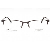 Chesterfield Men's Eyeglasses - Matte Grey Metal Rectangular Frame | CH 108XL 0FRE 00 ,