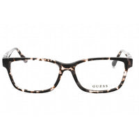 Guess Women's Eyeglasses - Grey/Other Plastic Rectangular Full Rim Frame | GU2848 020 ,