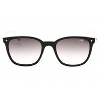 BMW Unisex Sunglasses - Shiny Black Plastic Full Rim Gradient Smoke Lens | BW0008 01B ,