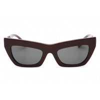 Burberry Women's Sunglasses - Dark Grey Lens Bordeaux Cat Eye Frame | 0BE4405 397987 ,