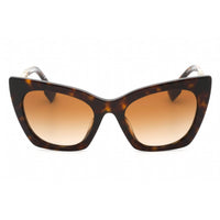 Burberry Women's Sunglasses - Dark Havana Plastic Cat Eye Frame | 0BE4372U 300213 ,