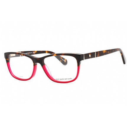 Kate Spade Women's Eyeglasses - Dark Havana Burgundy Plastic Frame | Myrna 065T 00 ,