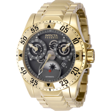 Invicta Men's Watch - Reserve Excursion Automatic Yellow Gold Steel Bracelet | 47571 ,