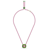 Swarovski Women's Necklace - Dulcis Pink Cushion Cut Crystal with Cord | 5601585 ,