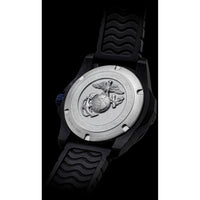 ProTek Men's Watch - USMC Series Quartz Black and Blue Dial Rubber Strap Dive | 1013 ,